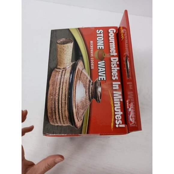 As Seen On TV TeleBrand Stone Wave Microwave Cooker Non Stick Ceramic Stoneware - Picture 5 of 8